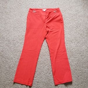 Orange dress pants